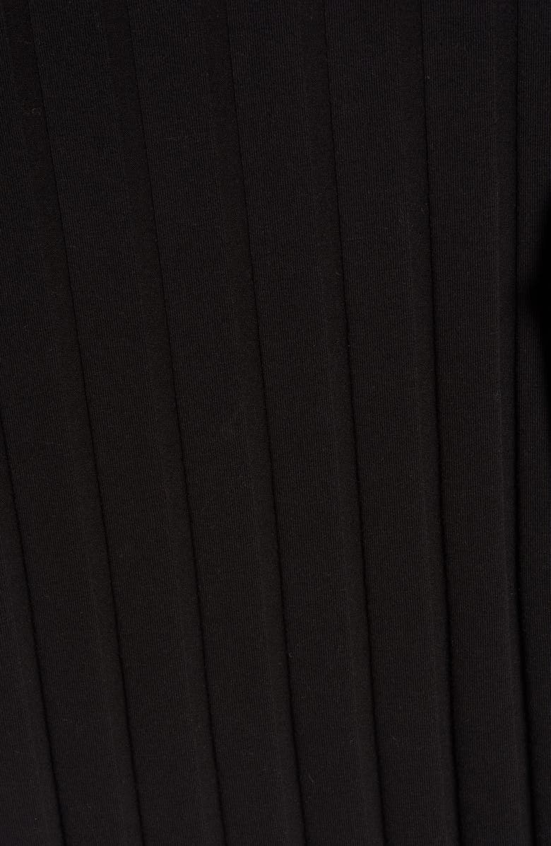 Ten Sixty Sherman Lettuce Edge Ribbed Cotton Blend Turtleneck Top, Alternate, color,