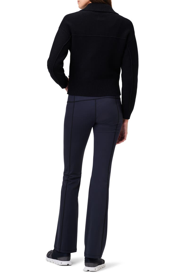 Zip-Up Sweater Jacket, Alternate, color, BLACK ONYX