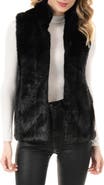 DONNA SALYERS FABULOUS FURS Signature Series Hook Faux Fur Vest