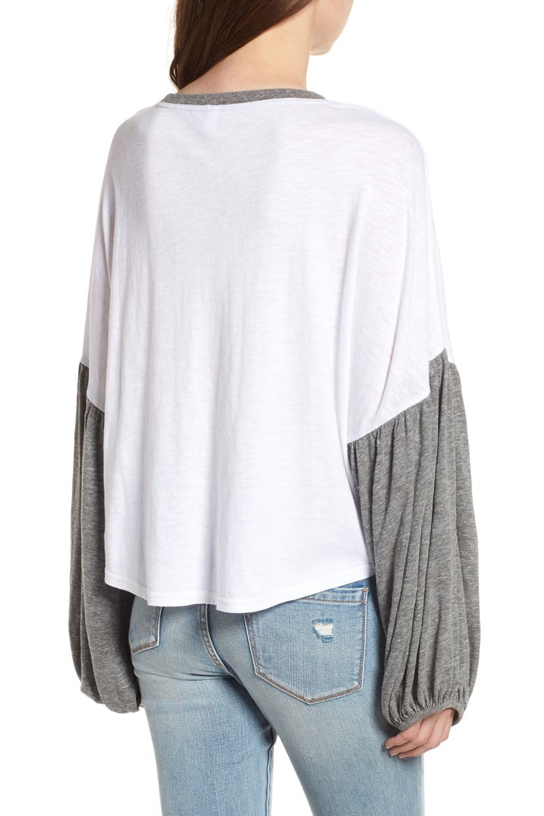 Fem Sport Tee, Alternate, color, WHITE