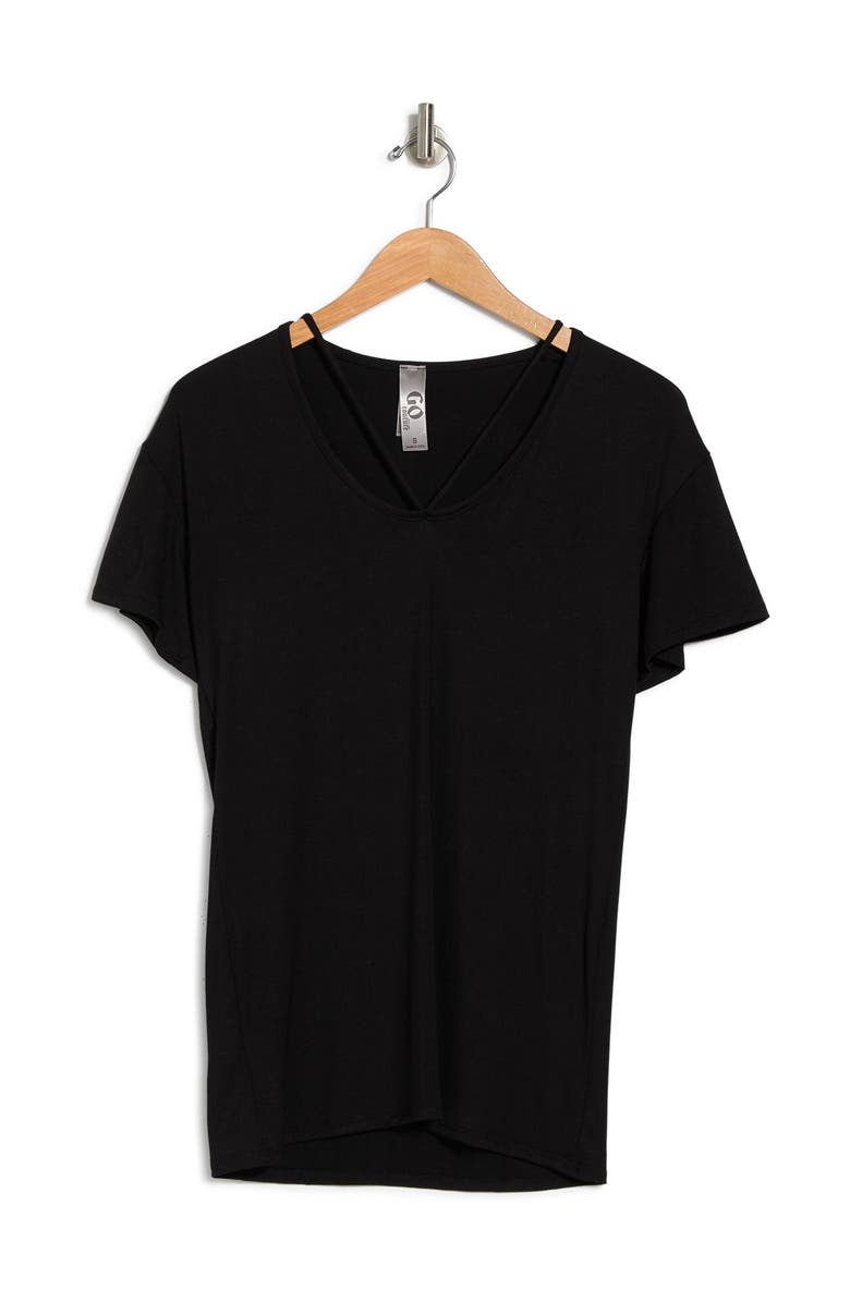 GO COUTURE Scoop Neck T-Shirt, Alternate, color, 