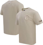 PRO STANDARD Men's Pro Standard Tan Pittsburgh Steelers Drop Shoulder T-Shirt