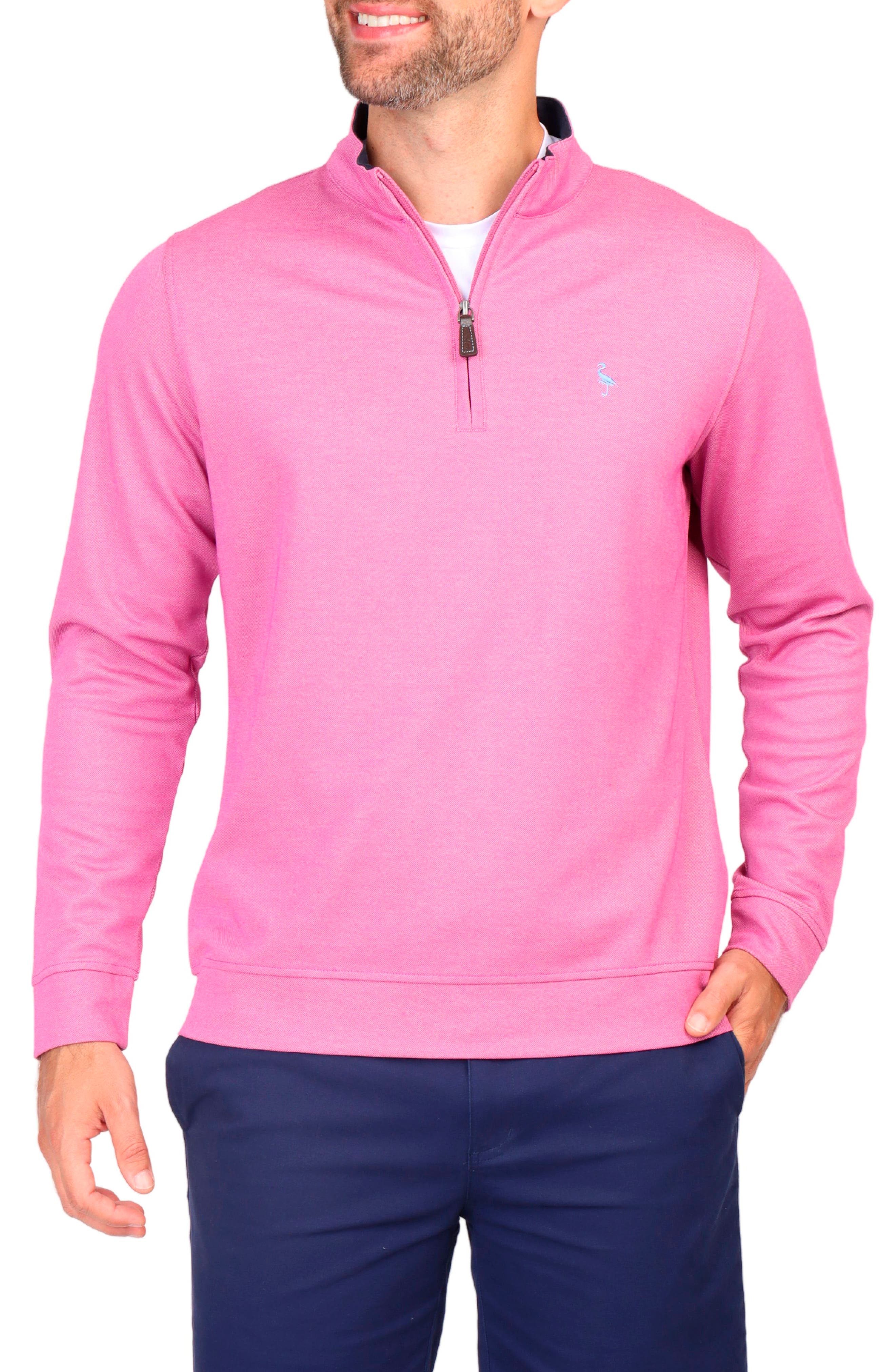 TailorByrd Modal Blend Quarter Zip Pullover