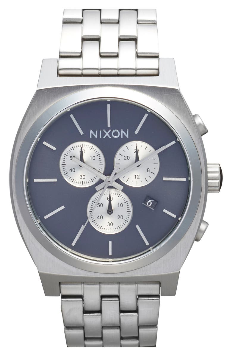 Nixon 'Time Teller' Chronograph Bracelet Watch, 39mm, Alternate, color, 