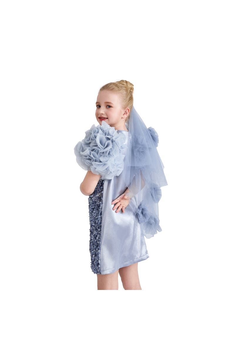 Tulleen Seliora Floral Embellished Dress, Alternate, color, Blue