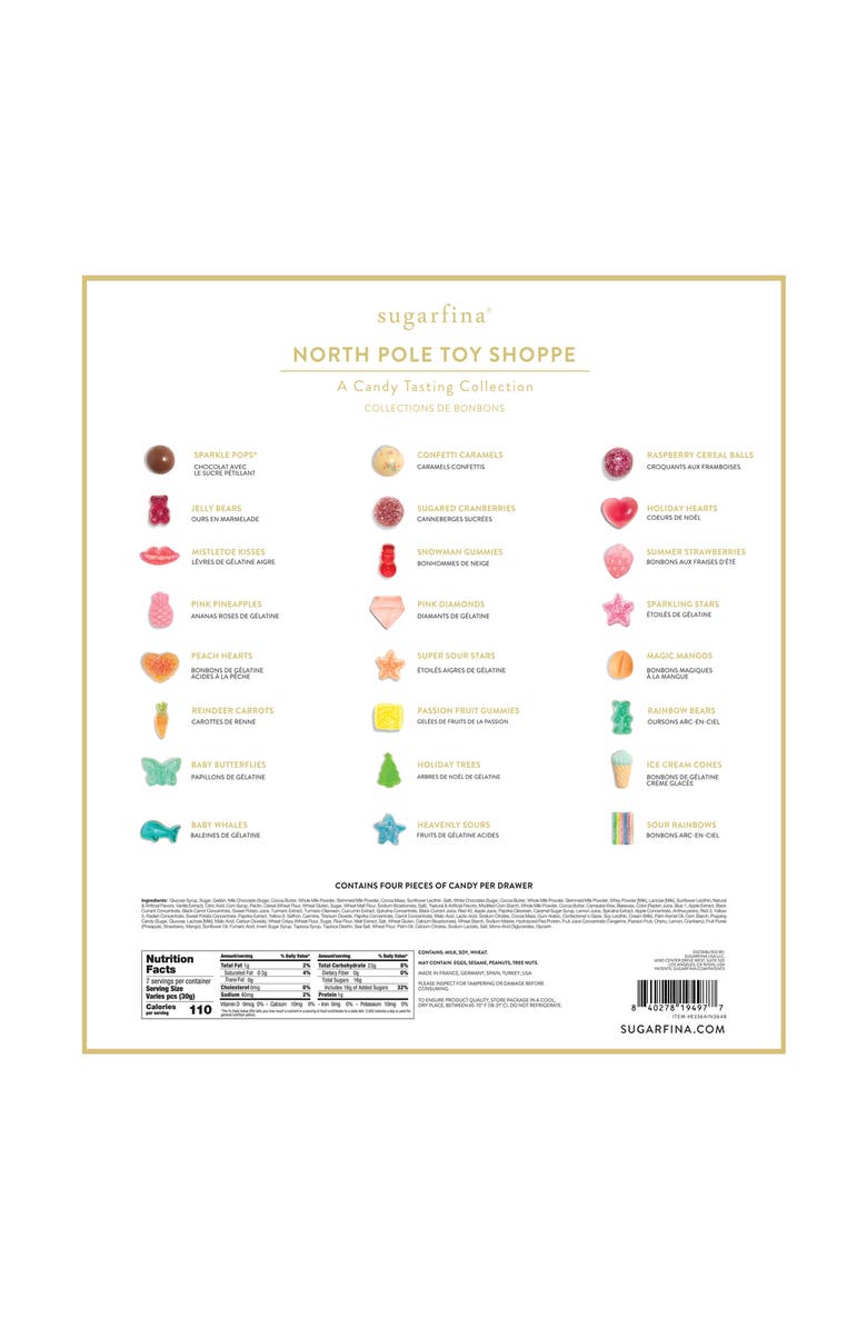 sugarfina North Pole Toy Shoppe: A Candy Tasting Collection Set, Alternate, color,