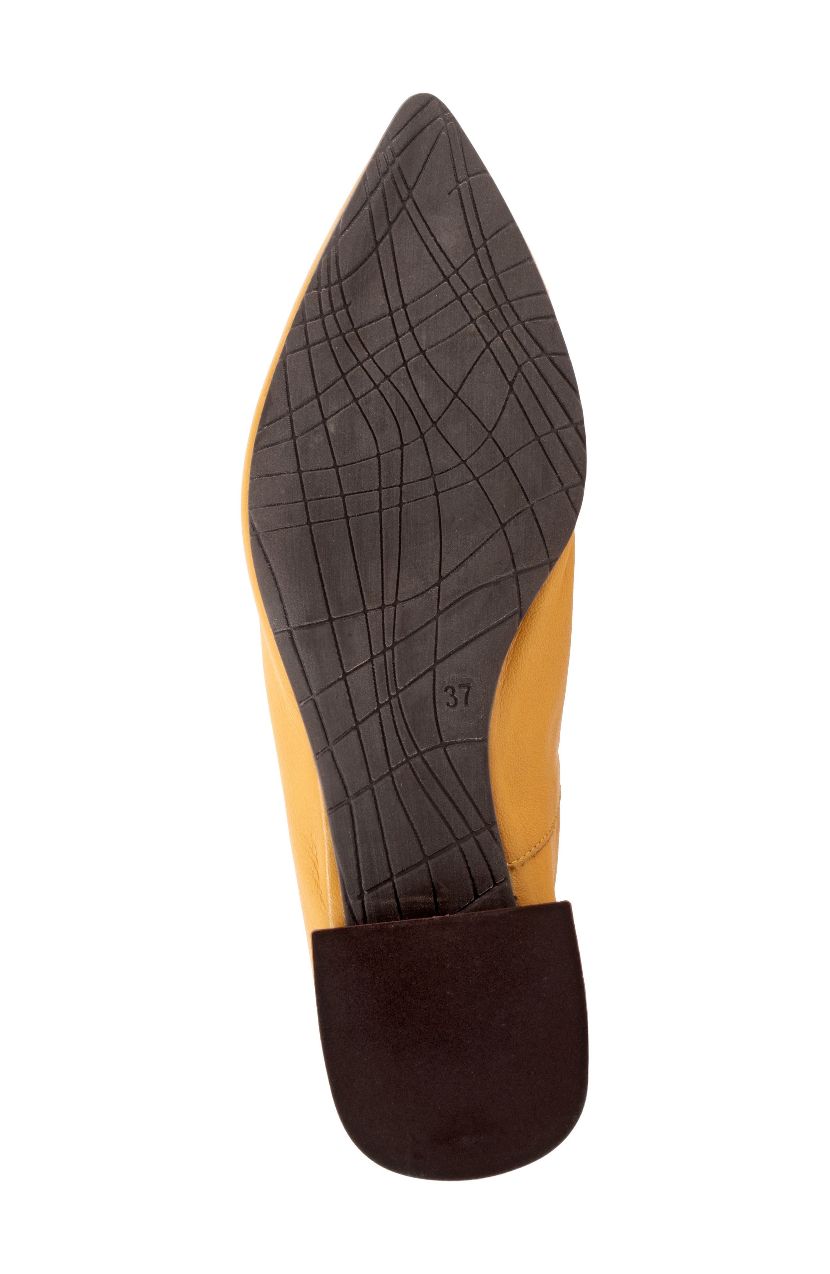 Marley Pointed Toe Loafer, Alternate, color, MUSTARD
