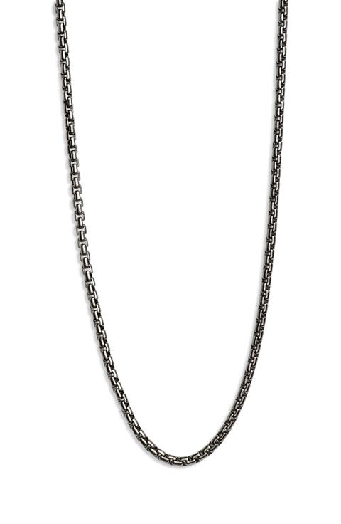Box Chain Necklace, 3.7mm