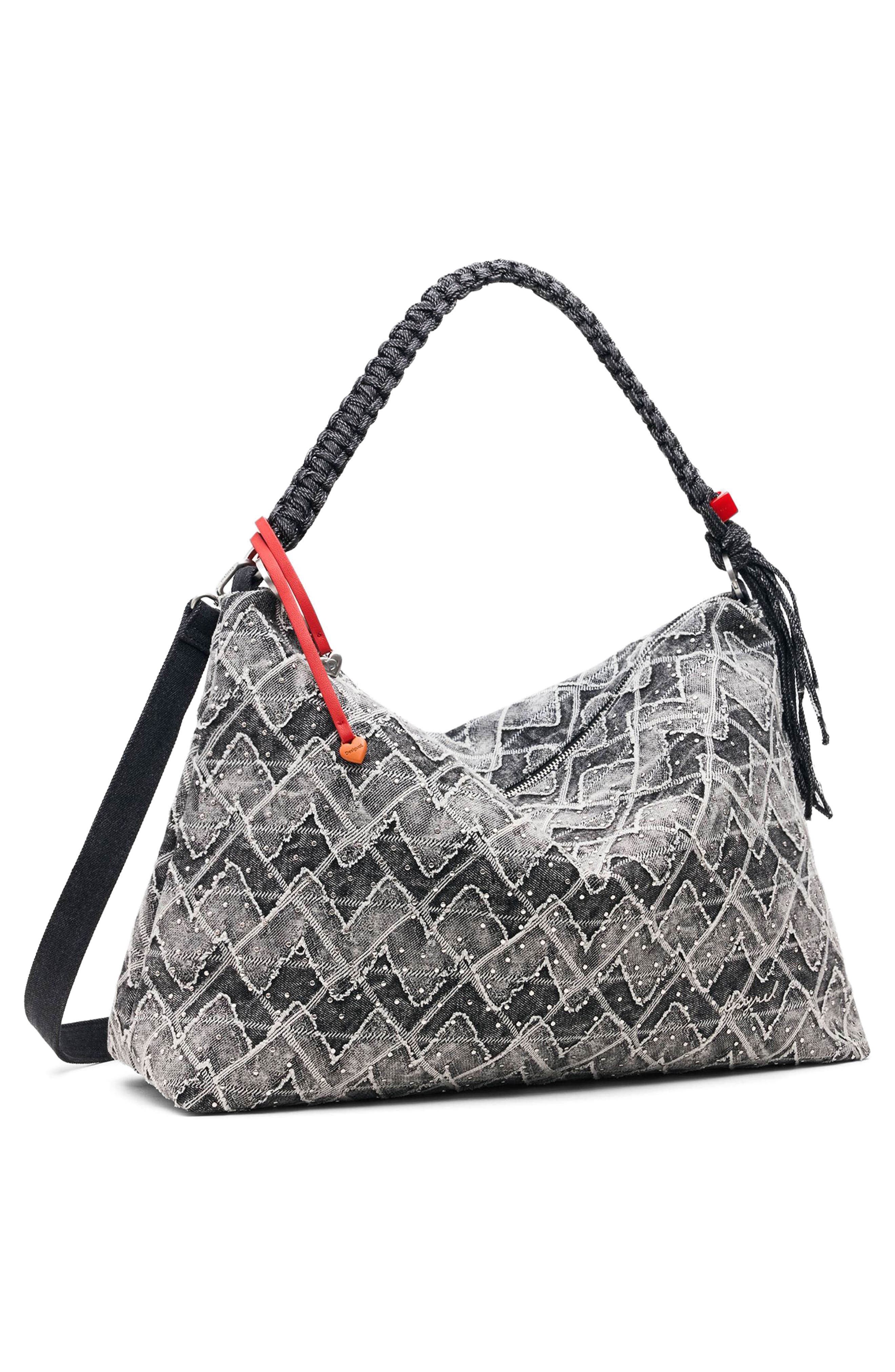 Desigual Floral Shoulder Bag, Alternate, color, 