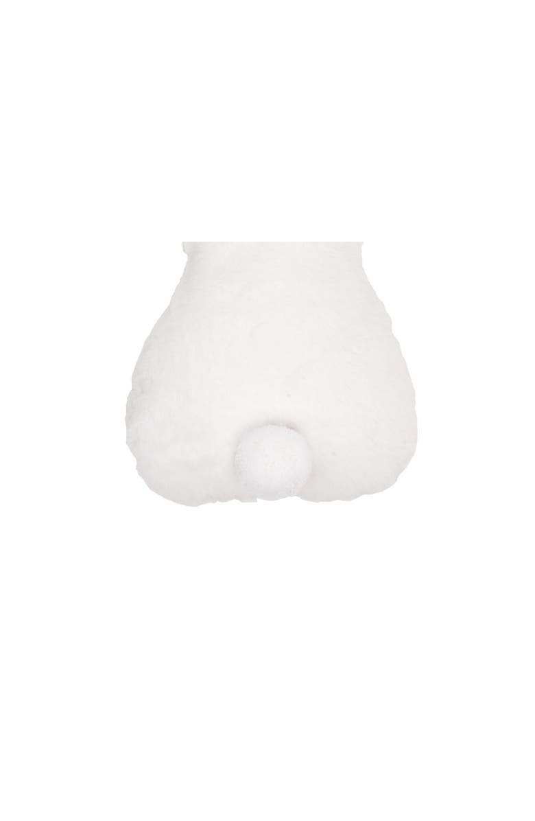 C&F Home White Easter Bunny Rabbit Cotton Tail Mini Accent Pillow 10" x 18", Alternate, color, White