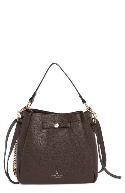 Pebble Faux Leather Crossbody Bag