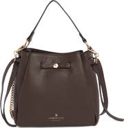 London Fog Pebble Faux Leather Crossbody Bag