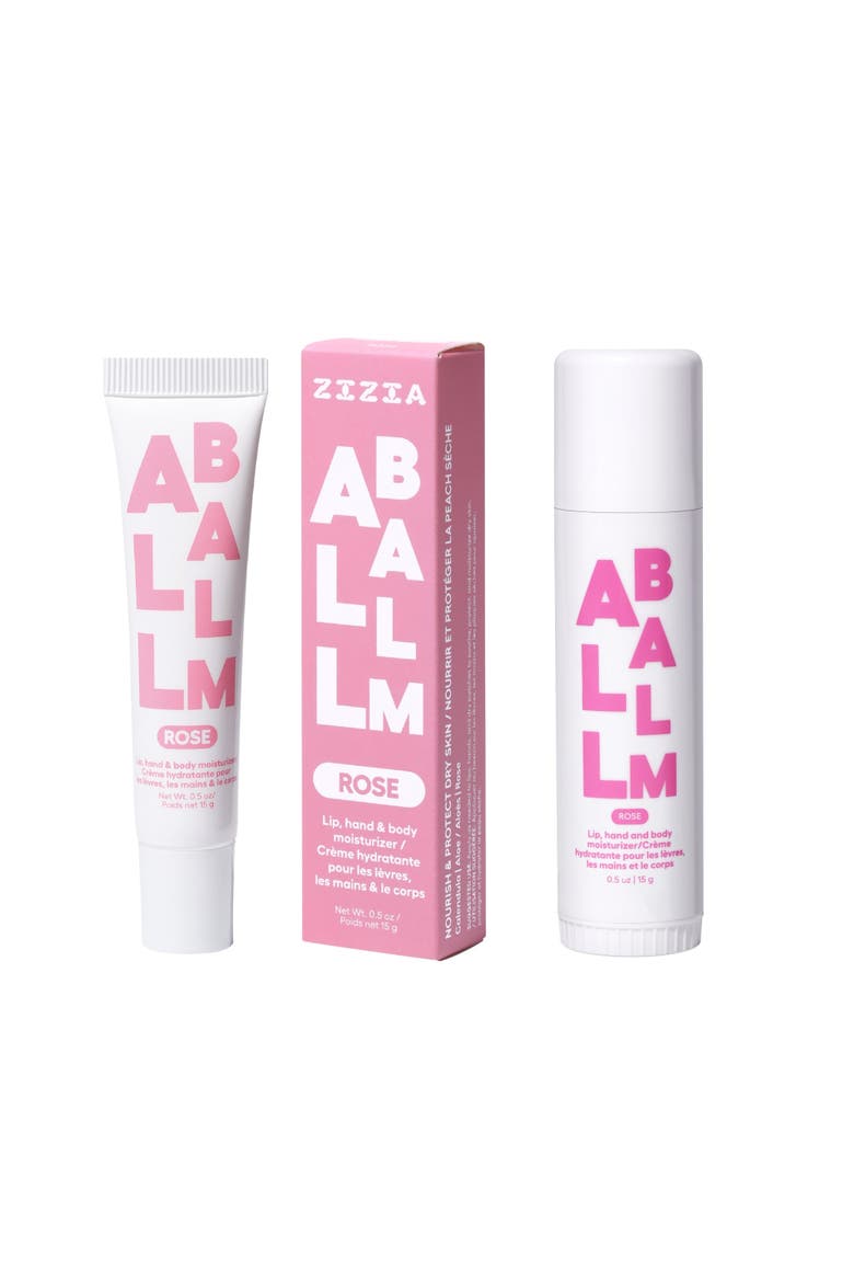 Rose All Balm Tube + Stick, Main, color, None