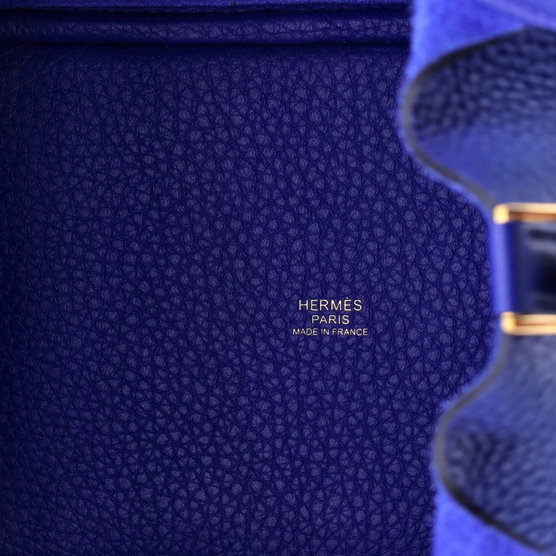 Pre-Owned Hermes Picotin Lock Bag Clemence PM, Alternate, color, Bleu Royal