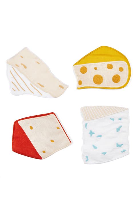 Cheese Set of 4 Linen Napkins