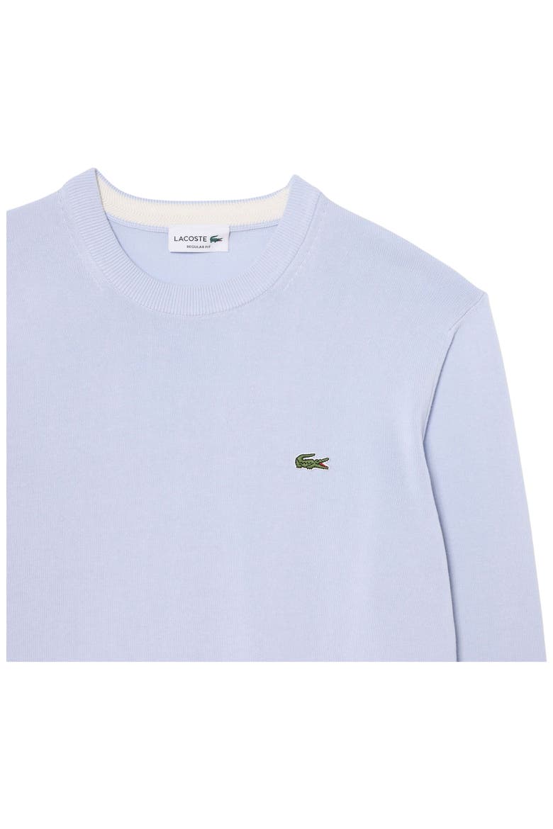 Solid Cotton Jersey Crewneck Sweater, Alternate, color, PHOENIX BLUE