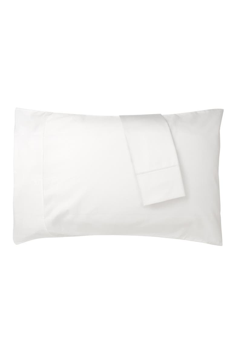 Vivendi Set of 2 300 Thread Count Pillowcases, Main, color, WHITE