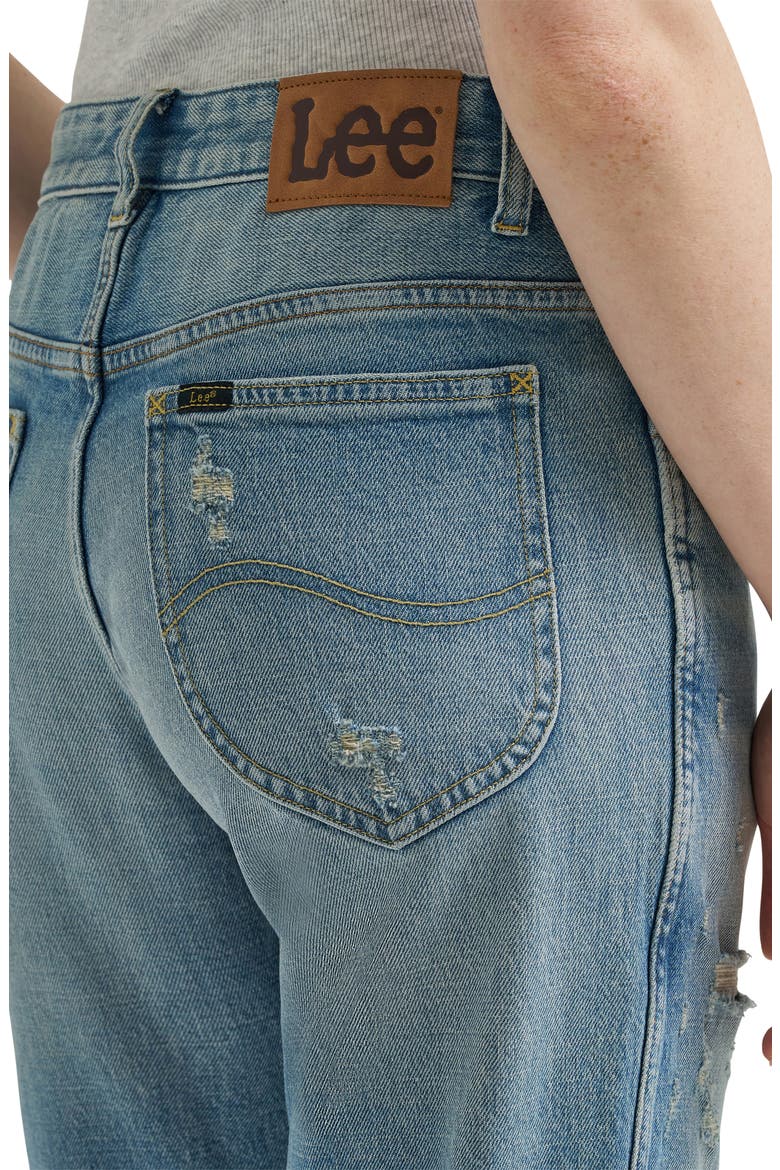 Rider™ Slim Mid Rise Straight Leg Jeans, Alternate, color, LIGHT DAZE DX