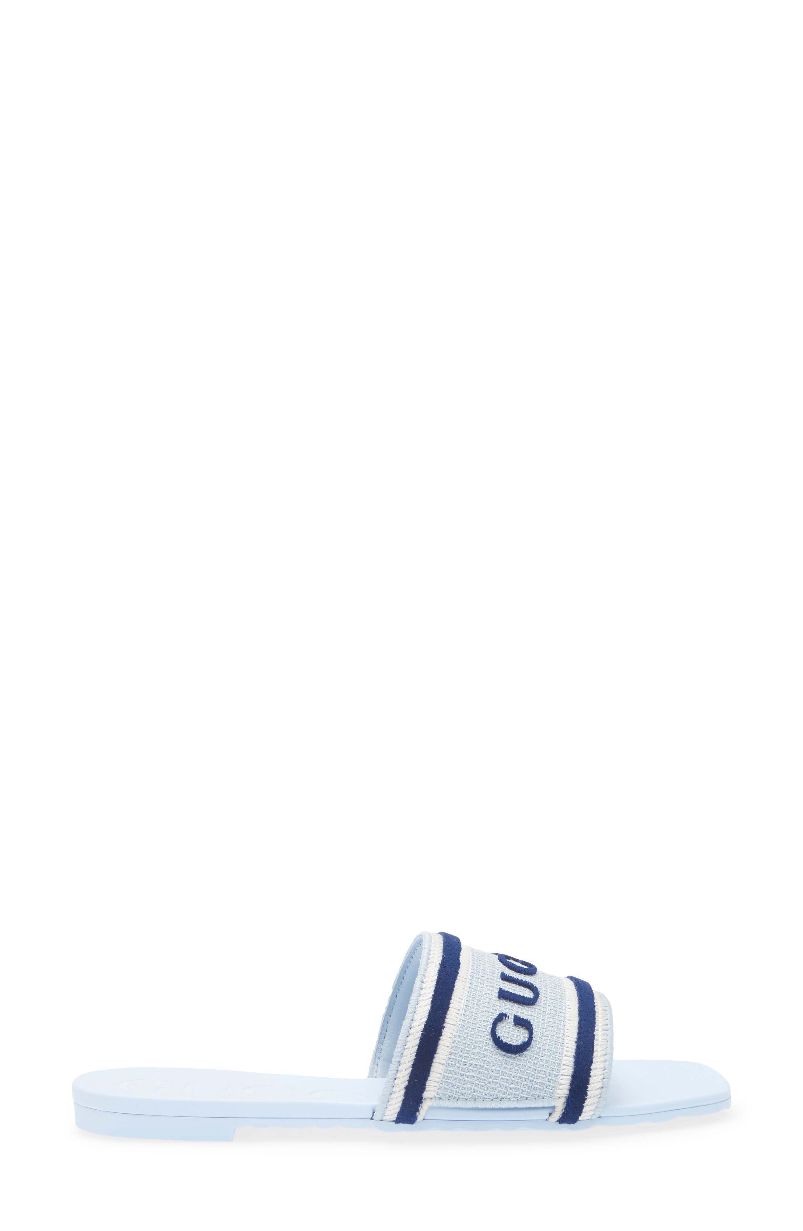 Gucci Luna Slide Sandal, Alternate, color, Blue