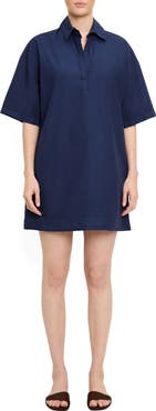 Michael Stars Cotton Mini Shirtdress