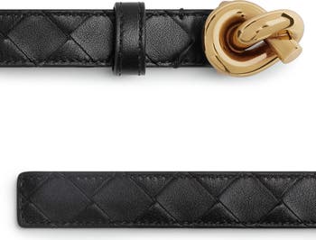 ベルト BOTTEGA VENETA  Andiamo Bottega Veneta woven leather belt Bottega Veneta Braided leather andiamo belt | The Fashion Square