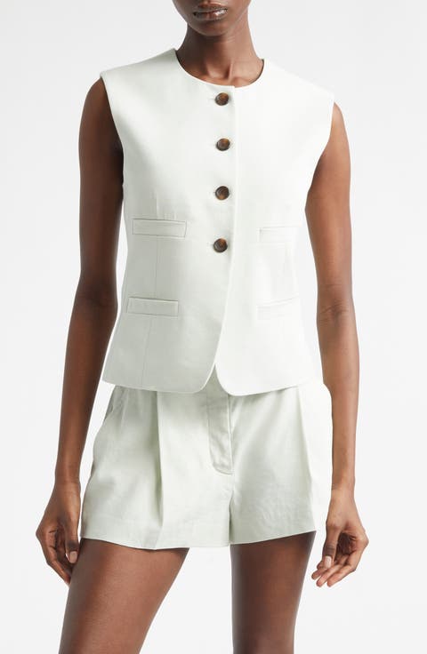 Georgie Linen Blend Vest