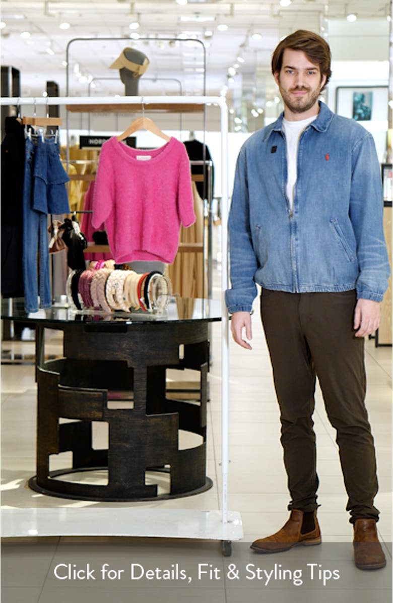 Kids' Short Sleeve Eyelash Sweater, sales video thumbnail