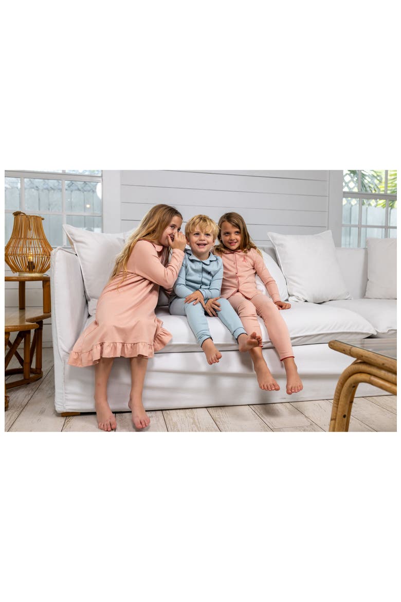 French Grandpa PJ for Girl, Alternate, color, Pink