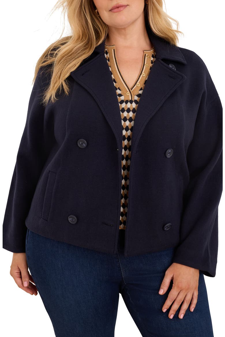 Cool Nights Knit Jacket, Main, color, DARK INDIGO
