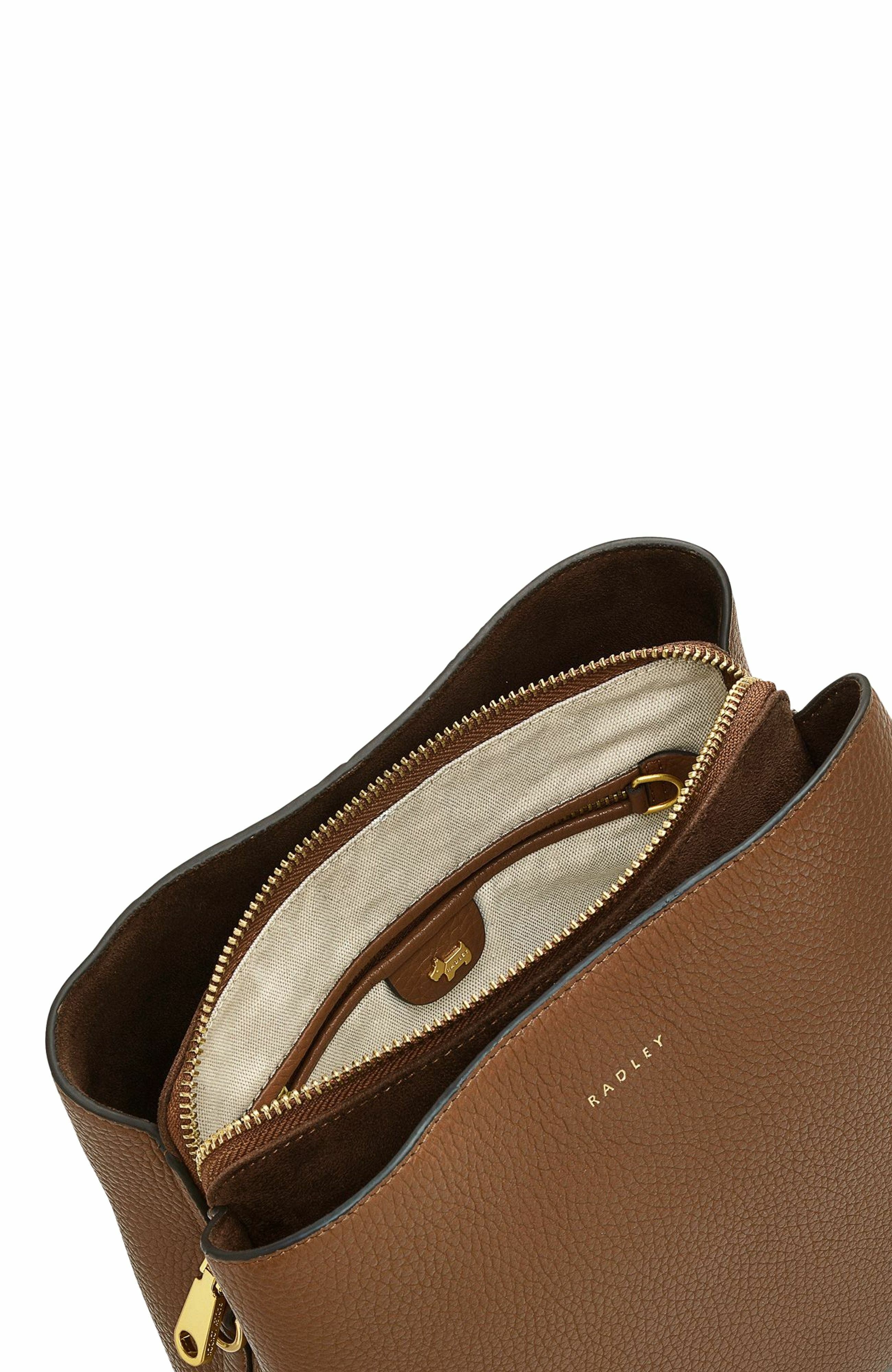 Radley Dukes Place Medium Compartment Crossbody Bag, Alternate, color, Saddle