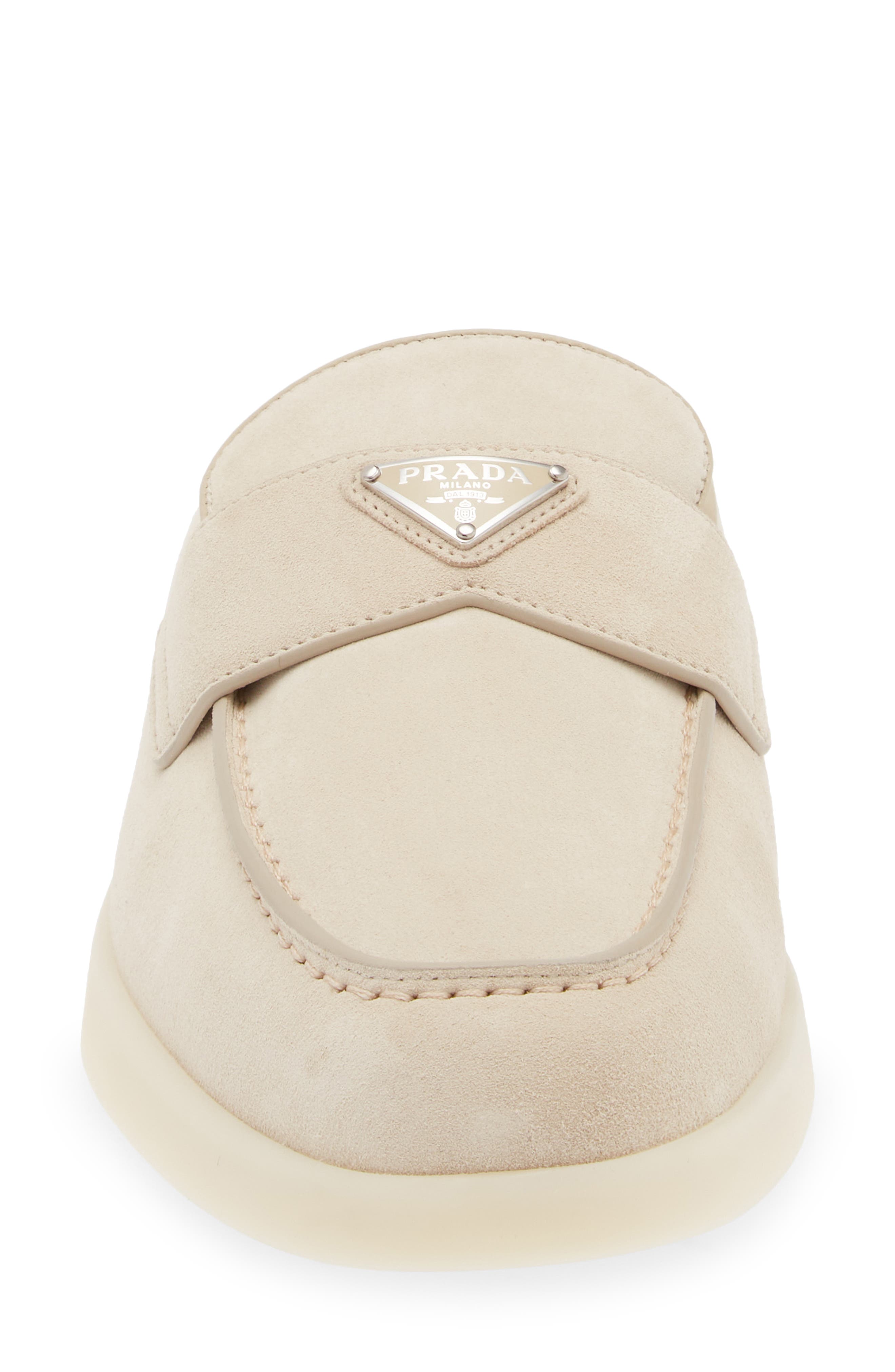 Prada Saint Tropez Loafer Mule, Alternate, color, 