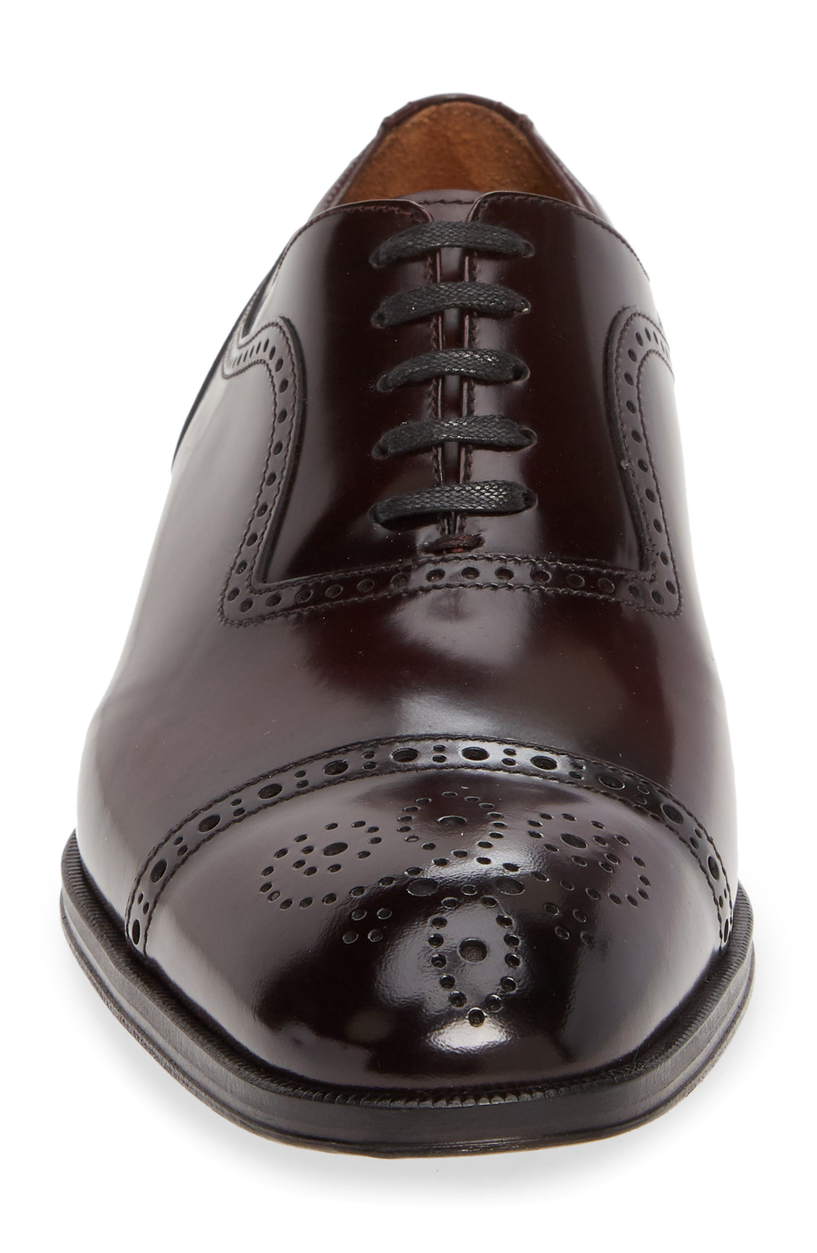 Ancona Shoe, Alternate, color, BORDO LEATHER