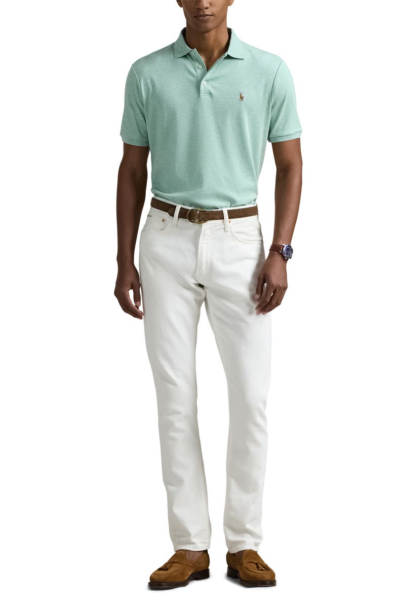 Polo Ralph Lauren Classic Fit Solid Green Cotton Jersey Polo, Alternate, color, 
