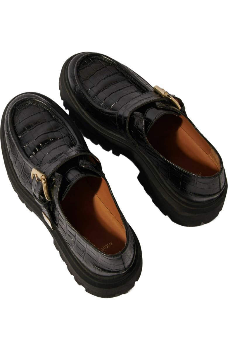 maje Chunky leather Derbies, Alternate, color,