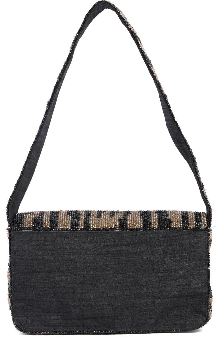 Collection XIIX Beaded Shoulder Bag, Alternate, color, Zebra