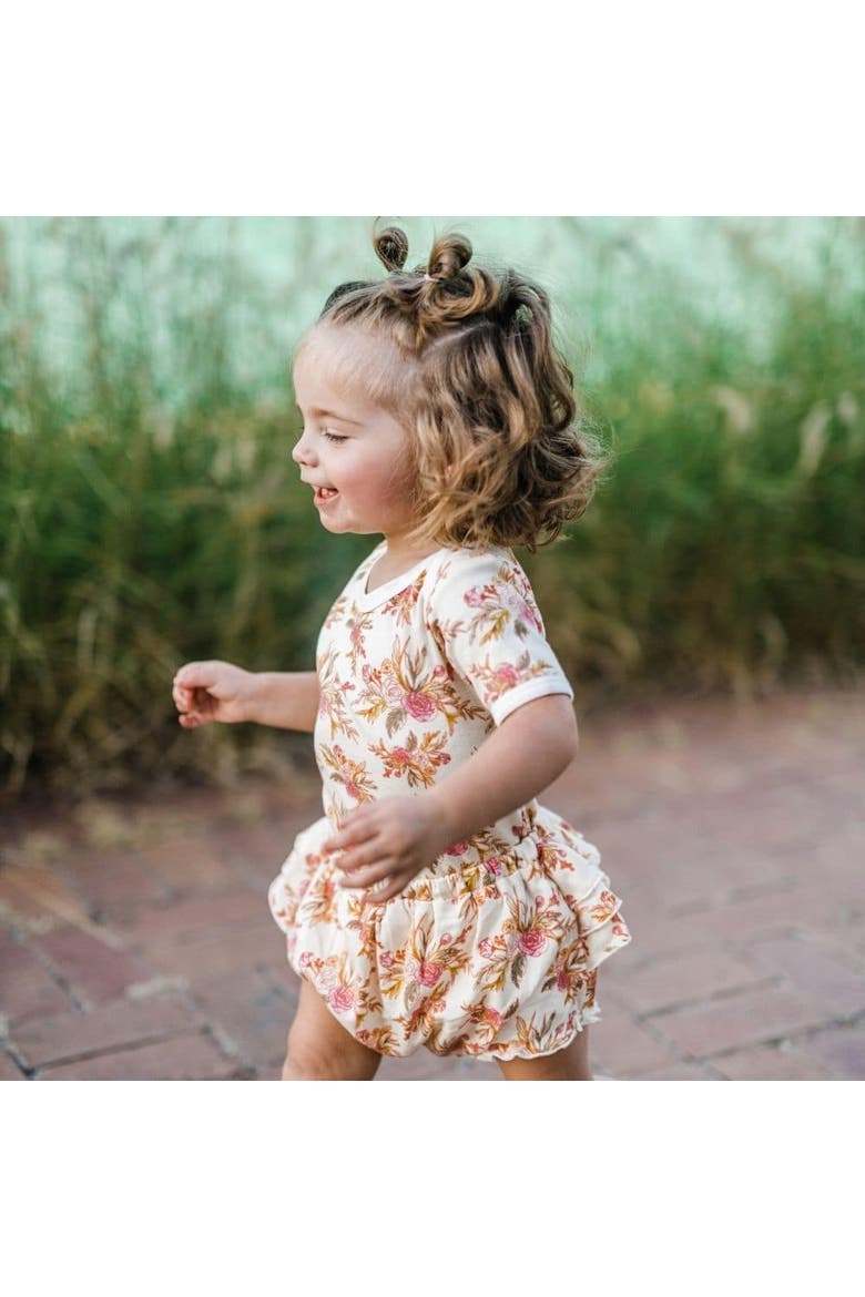 Organic Cotton One Piece, Alternate, color, Vintage Floral