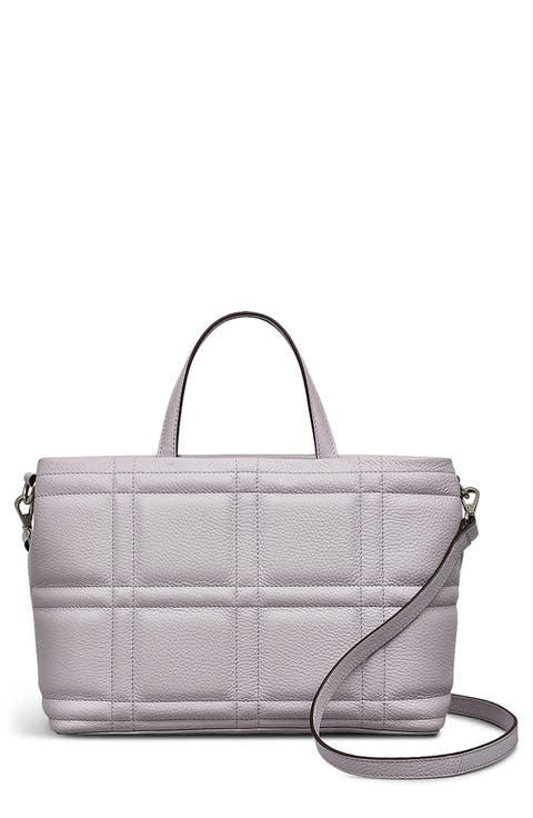 Sunny Dene Small Zip Quilted Leather Satchel