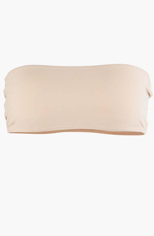 Sauipe Giovanna Strapless Bikini Top In Camel