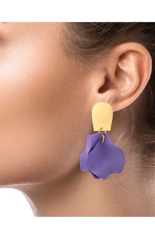Jardin Ginkgo Leaf Flutter Drop Earrings