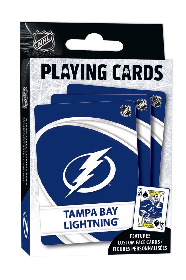 Tampa Bay Lightning Playing Cards, Main, color, Multicolor