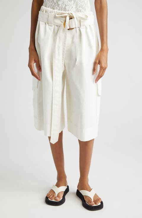 ショートパンツ ZIMMERMANN Women Shorts  Burmudas 3289ASS253IVCH White Shop Women's Designer Shorts Online | ZIMMERMANN
