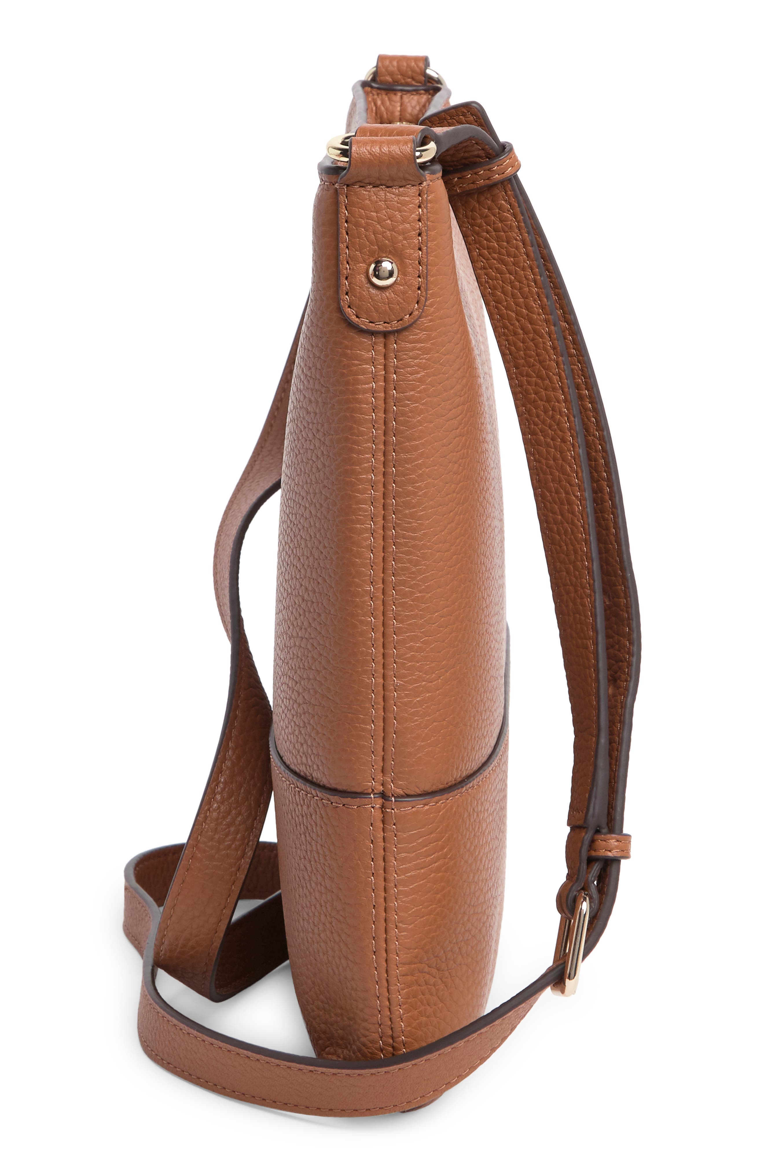 southport avenue cora crossbody bag, Alternate, color, WARM GINGERBREAD