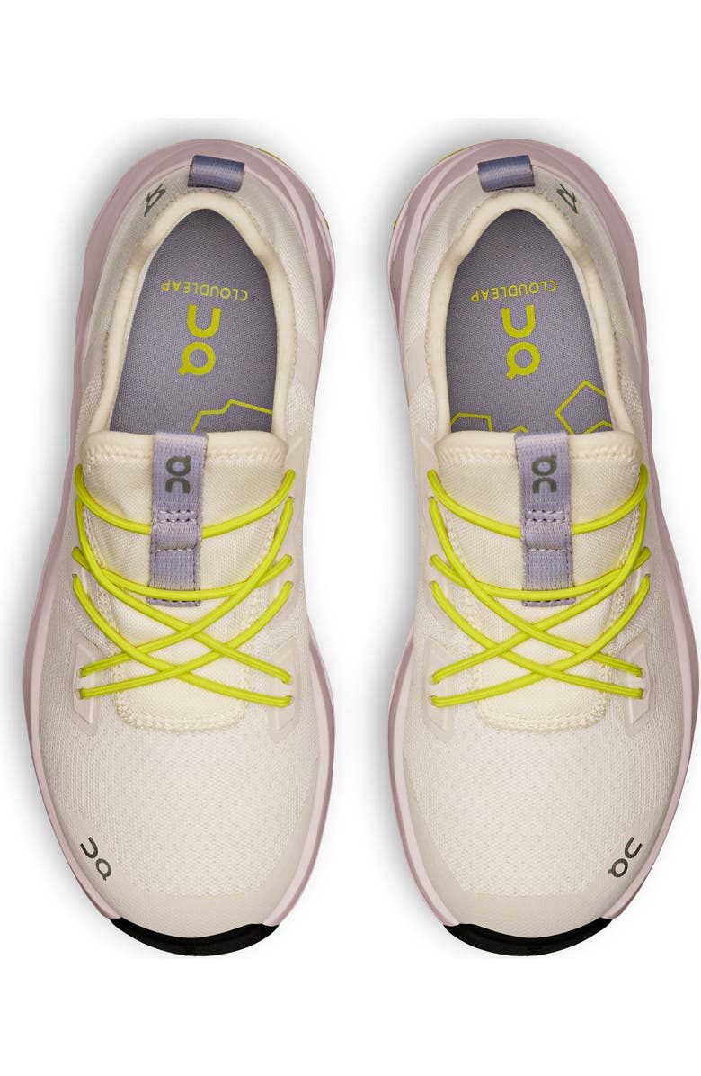 On Kids' Cloudleap Sneaker, Alternate, color, Ivory/ Orchid