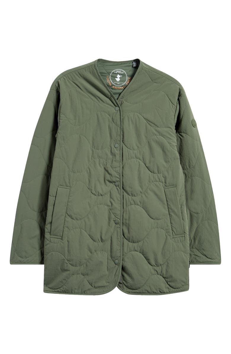 Save The Duck Bubble Water Repellent Quilted Jacket, Alternate, color, Thyme Green
