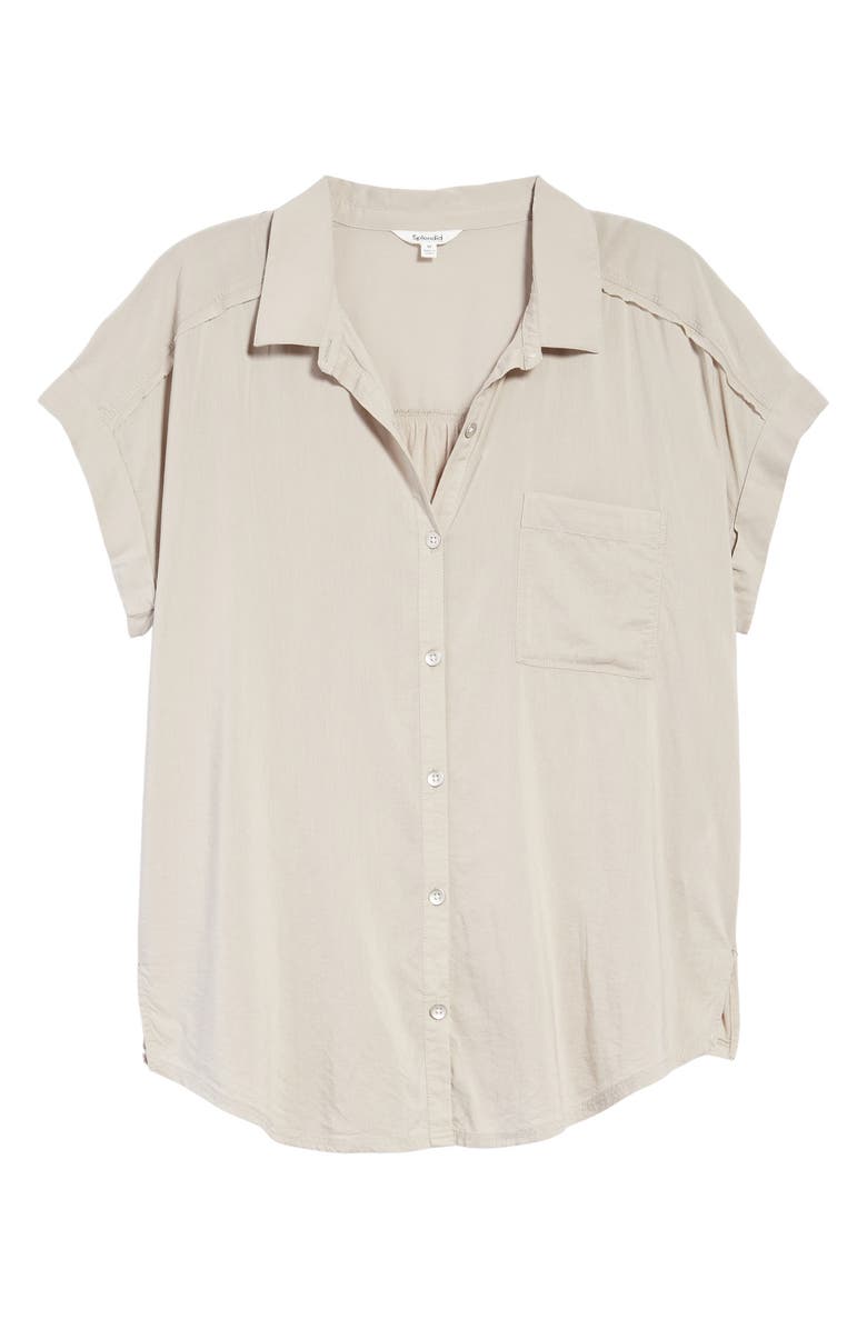 Splendid Paige Button-Up Shirt, Alternate, color, Fawn