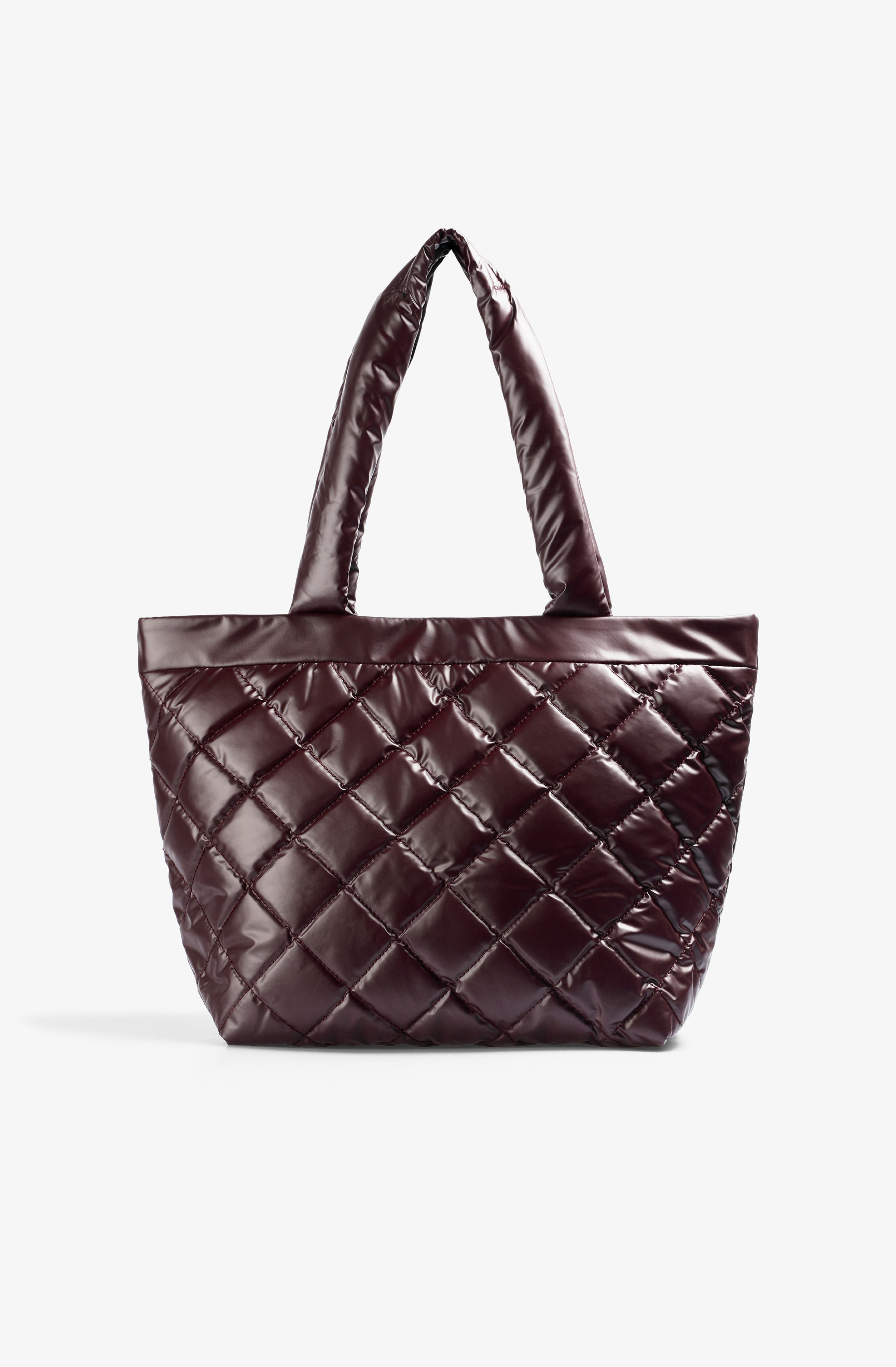 Nyquilted Sp Bag, Alternate, color, Metallic-Burgundy