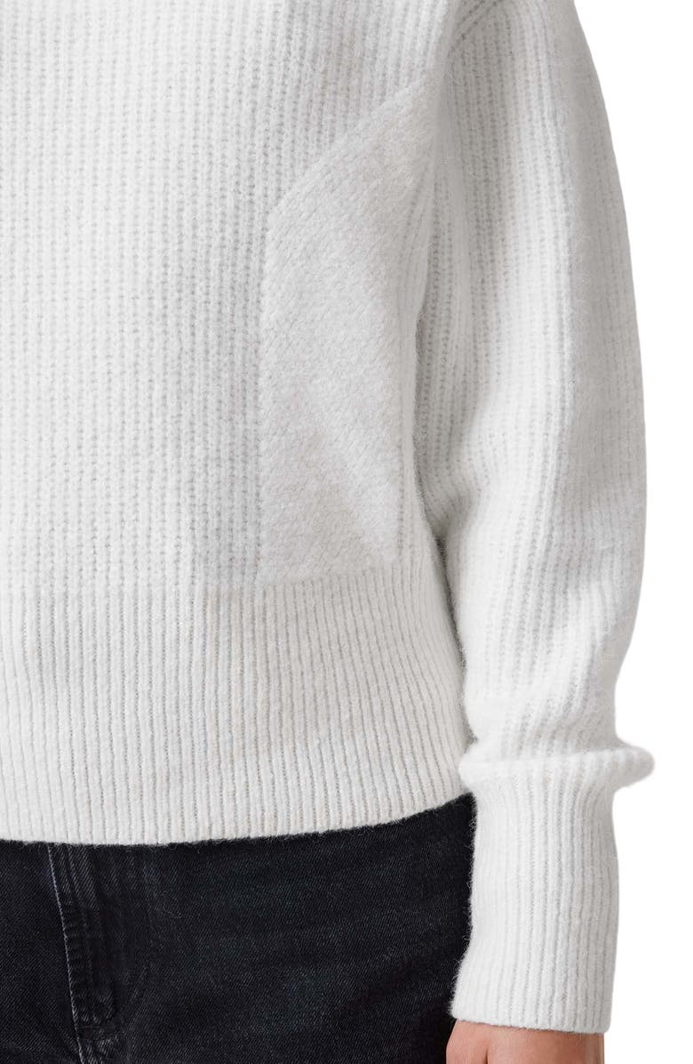 AllSaints Octavia Quarter Zip Sweater, Alternate, color,