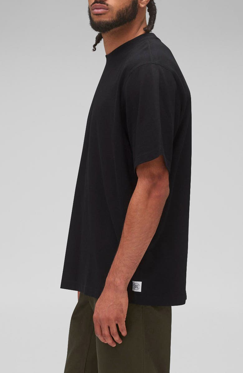 Reigning Champ Midweight Jersey T-Shirt, Alternate, color, Black