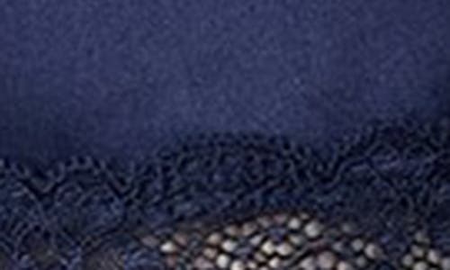 Etam Milky Silk Pajama Shorts In Blue