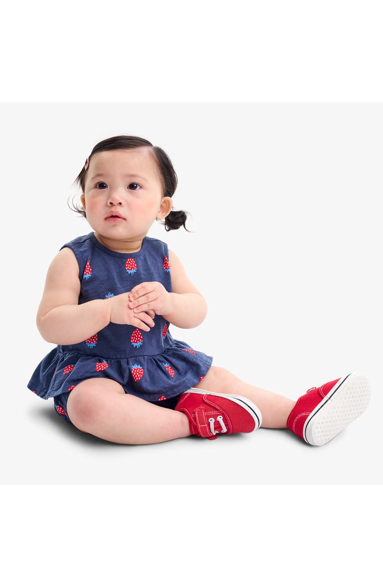 Primary Baby Tank & Bubble Short Set In Strawberry Fields, Alternate, color, 